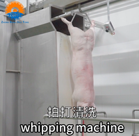 Équipement d'abattage et de traitement pour abattoir de porcs, outils de suspension de carcasses, rail de suspension, poulie, crochet, fourche en acier rond
