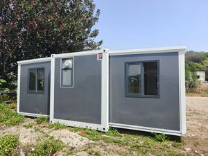 Casa Contenedor Modular Expandible de 20 y 40 pies, Casa Prefabricada Pequeña con Dormitorio y Sala de Estar, Diseño Transpirable, Garantía Total de 4 Años - Product Image 1