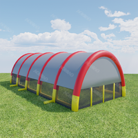 Bunkers de paintball gonflables personnalisés, imperméables et durables, tente tunnel pour terrain de sport, utilisation intérieure/extérieure