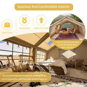 Tienda de Campaña Oxford Plegable Prefabricada Doble <span class=keywords><strong>para</strong></span> Fiestas Familiares Grandes, Económica, <span class=keywords><strong>para</strong></span> 4 Estaciones, Un Dormitorio - Product Image 3