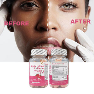 Glutatión Colágeno Vitamina C 3 en 1 Gomitas para iluminar y nutrir la piel 60 Sabor a fresa - Product Image 4