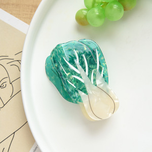 Fermacapelli YJL dal Design Classico con Motivi Vegetali Rurali, Dolci e Graziosi Fermagli per Capelli in Acetato - Product Image 6