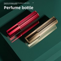 Haut de gamme Portable 5ml parfum décanter bouteille en aluminium vis 10ml fond recharge parfum vaporisateur bouteille personnalisable voyage boîte-cadeau