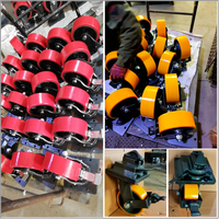 Nouveau type de roulette pivotante robuste de 5 tonnes Fabricant de roues pivotantes en fonte