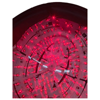 Capuchon de lumière de bas niveau de qualité médicale Casque de croissance des cheveux Lllt 80 pièces Diodes laser 30 pièces LED rouges Capuchon de traitement de perte de cheveux