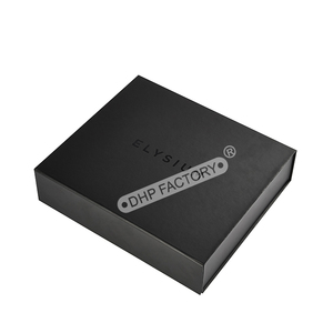 Caja de Regalo de Cartón Rígido Personalizada en Forma de Libro Negro con Cierre Magnético e Impresión de Logotipo para Empaque Premium - Product Image 4