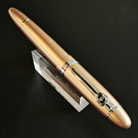 Jinhao 159 Collection d'affaires professionnelles noir brillant avec argent grand et lourd cadeau métal avancé stylo à bille roulante pour l'écriture