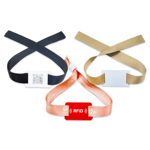 Bracelet en tissu RFID à verrouillage coulissant jetable personnalisé - Product Image 6