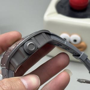 高品質チタン製高級腕時計、中空文字盤、自動巻きムーブメント、パワーリザーブ50時間、機械式腕時計 - Product Image 3