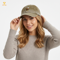 Gorra de Béisbol Bordada de Algodón Ajustable Unisex para Hombre y Mujer, Estilo Oxford, con Diseño de Puntos, Argyle, Leopardo, Vintage, Lavada