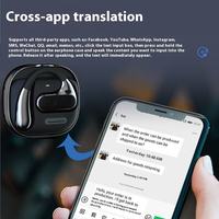 Écouteurs multilingues T19 ITranstalk, traducteur vocal intelligent AI, écouteurs de traduction multilingue