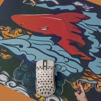Darmoshark PAD-1 Tapis de souris de jeu au design original 480x400 MM en caoutchouc pour ordinateur Gamer Tapis de souris de bureau