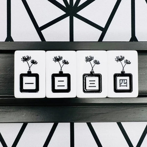 Custom American <b>Mahjong</b> Tiles USA Type Transparent Acrylic <b>Mahjong</b> <b>Set</b> OEM Middle Layer Logo Trending Instagram <b>Mahjong</b> Style - Product Image 5
