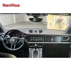 Navihua Écran double 12,3 pouces Carplay Autoradio GPS Navigation Écran multimédia pour Porsche Macan 2014-2017 - Product Image 6