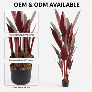 Planta Artificial Exótica <span class=keywords><strong>de</strong></span> Ave del <span class=keywords><strong>Para</strong></span>íso, Follaje Artificial <span class=keywords><strong>para</strong></span> Decoración <span class=keywords><strong>de</strong></span> Interiores del Hogar y <span class=keywords><strong>Eventos</strong></span> - Product Image 4