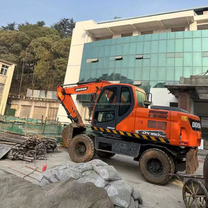 Excavadora usada Doosan de ruedas medianas, excavadora de ruedas medianas de Corea Doosan DH150W DH130W DH210W, excavadora de ruedas con precio barato - Product Image 1