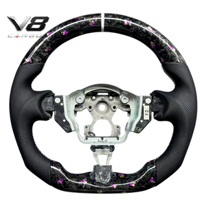 Volante in Vera Fibra di Carbonio V8carbon per <span class=keywords><strong>Giulietta</strong></span> 940, <span class=keywords><strong>Accessori</strong></span> Auto, Parti Auto Modificate, Stile Racing Sportivo Personalizzato - Product Image 3