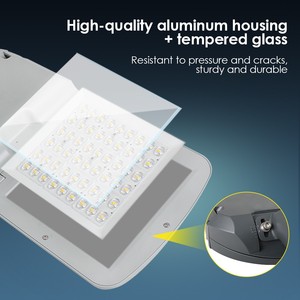 250W impermeable al aire libre LED farola aleación de aluminio IP66 DC/AC fuente de alimentación 5 años de garantía Control remoto Estacionamiento - Product Image 4