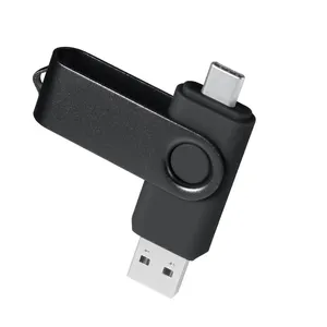 Поворотный Usb-накопитель 2 в 1, Usb-накопитель 2 ГБ, 4 ГБ, 64 ГБ, 3,0 памяти, Флешка 32 ГБ, 128 ГБ, Usb-накопитель Type-c