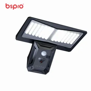 Bspro açık USB ücretli güneş pili 3 işık modu bahçe avlu Villa duvar lambası LED güneş dekor işıkları