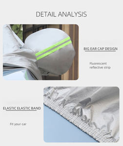 방수 자동차 커버 모든 날씨 무거운 의무 사용 - Product Image 4