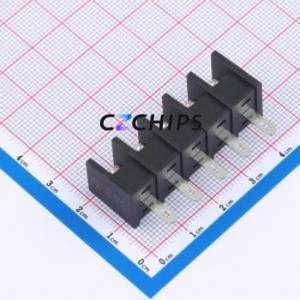 MX35H-8.25-05P-BK01-Cu-S-A Barrier Terminal Block Through hole Component THT,P=8.25mm Connector Two Sides 8.25mm 1x5P Center Pin - Product Image 2