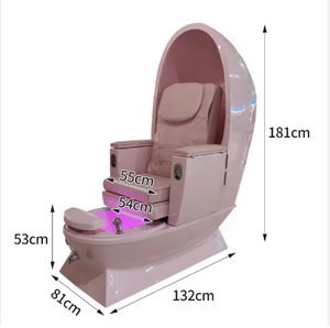 Sillón de Pedicura y Manicura de Lujo, Eléctrico, con Forma de Huevo, para Spa y Masajes, Equipo de Salón de Uñas, Tazón de Cerámica de Alta Calidad, Moderno - Product Image 5