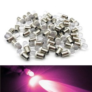 En stock, sans effet fantôme, Ba9s # 44 # 47 Bayonet AC DC 6.3V T10 194 # Lampes LED pour flipper 5050SMD à lentille ronde 555, sans effet fantôme - Product Image 5