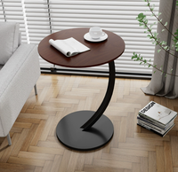 Table d'appoint ronde simple et mini pour salon et salle à manger, pour petite maison et appartement, ensemble de tables basses modernes