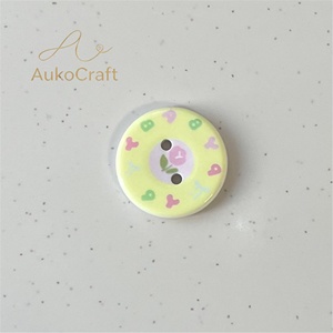 Boutons décoratifs en forme de fleurs de cerise de dessin animé mignonnes, couleur crème, pour vêtements, coiffes et chaussures, en colle crème, matériel artisanal - Product Image 3