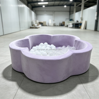 Piscine à balles en mousse souple en forme de fleur, piscine à balles pour enfants, piscine à balles pliable pour tout-petits, pour aire de jeux, garderie, école maternelle