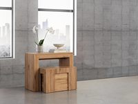 Table à manger extensible moderne en bois massif, personnalisable en gros, directement de l'usine, 2 à 12 places, mobilier de cuisine gain de place