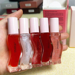 Nouvelle Huile à Lèvres Gissou Transfrontalière Hydratante et Réparatrice Anti-Rides Cerise Miel Fraise Pastèque 8ml - Product Image 6