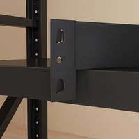 Support de stockage d'entrepôt industriel de 400kg avec étagère en métal rivet sans boulon à longue portée à 4 couches pour usage industriel