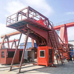 Centrale à béton mobile portable certifiée CE ISO, 50 m3/h, prêt à l'emploi, composant de pompe d'occasion pour la fabrication - Product Image 1