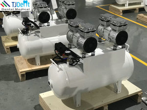 Equipo <span class=keywords><strong>Dental</strong></span> Ce silencioso, 60L, tres unidades de silla <span class=keywords><strong>Dental</strong></span>, compresor de aire - Product Image 3