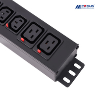 PDU en alliage d'aluminium extrudé intelligent de haute densité pour serveurs, idéal pour les centres de données haut de gamme, avec certifications CE et RoHS (OEM/ODM)