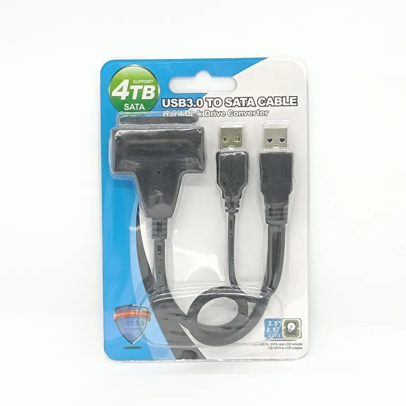 Sata a USB 3.0 Connettore 2 USB di Trasferimento Dati Via Cavo Convertitore