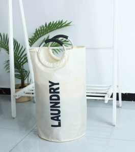 Cesto de Ropa Plegable de Lona, Ligero, Ecológico y Duradero, de 90L, para el Hogar, Hotel, Ropa, Baño, Zapatos, Bolsa de Almacenamiento - Product Image 2