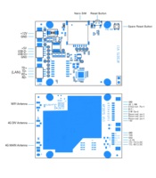 Carte de routeur LTE 3G/4G avec module SIM 4G et prise en charge LAN/WiFi/USB/TTL RS232 RS485 pour le domaine des réseaux IoT