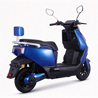 Moto électrique FUNTI longue autonomie pour trajets quotidiens, 60V 1200W, autonomie 75 km, vitesse 60 km/h, frein à disque, deux-roues urbain pour adulte