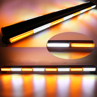 Barre lumineuse de travail COB LED 36W à 180W, lumière stroboscopique d'avertissement d'urgence pour voiture, camion de remorquage, lumière clignotante jaune ambre