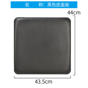 Asiento de inodoro en forma de U Wei Yikang de 43 cm x 43 cm con cojín suave y funda lavable - Product Image 3