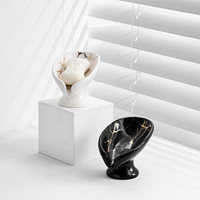 Égouttoir à savon minimaliste écologique moderne et porte-savon créatif en céramique pour la décoration intérieure articles décoratifs haut de gamme en gros