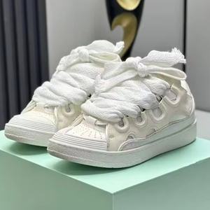 Zapatos Deportivos Casuales de Lujo para Exteriores con Cordones, Masaje, Saludables para Caminar, Suela Gruesa que Aumenta la Altura, Tendencia de Moda, Genuinos - Product Image 4