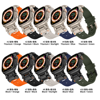 Connexion sans couture RYB Design robuste avec nouveau connecteur en acier inoxydable pour la durabilité et le style sans couture pour Apple Watch Ultra