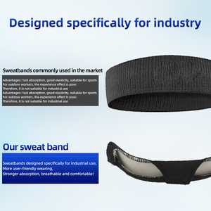 Casque de sécurité pour chantier, chapeau de soudeur, protection de la tête, bande absorbante de sueur, casquette anti-transpiration avec dispositif interne d'absorption de la sueur - Product Image 6