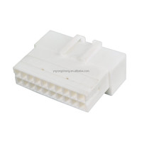 Vente directe d'usine, connecteur blanc 936213-1 18 broches Pa66 Gf avec faisceau de câbles