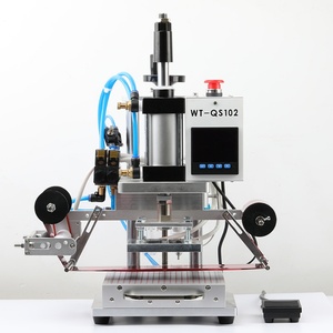 Machine de gaufrage numérique automatique pneumatique à feuille d'or pour logo en cuir, presse à chaud personnalisée pour estampage métallique - Product Image 5