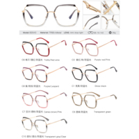 Nouvelle Arrivée MS 82043 Lunettes à Verres Dégradés Tendance Bloquant la Lumière Bleue Monture de Lunettes Femme Montures Optiques en Promotion